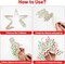 Christmas Pull Bows 24PCS Bows for Gift Baskets Wrapping Large 5” Wide Christmas Tree Bows for Present Wrap, 12 Multicolor Christmas Bows
